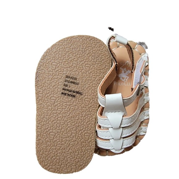 Beverly Hills Polo club White Infant Sandals - Picture 3 of 3